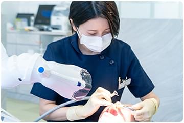 粉塵・飛沫をしっかり吸引